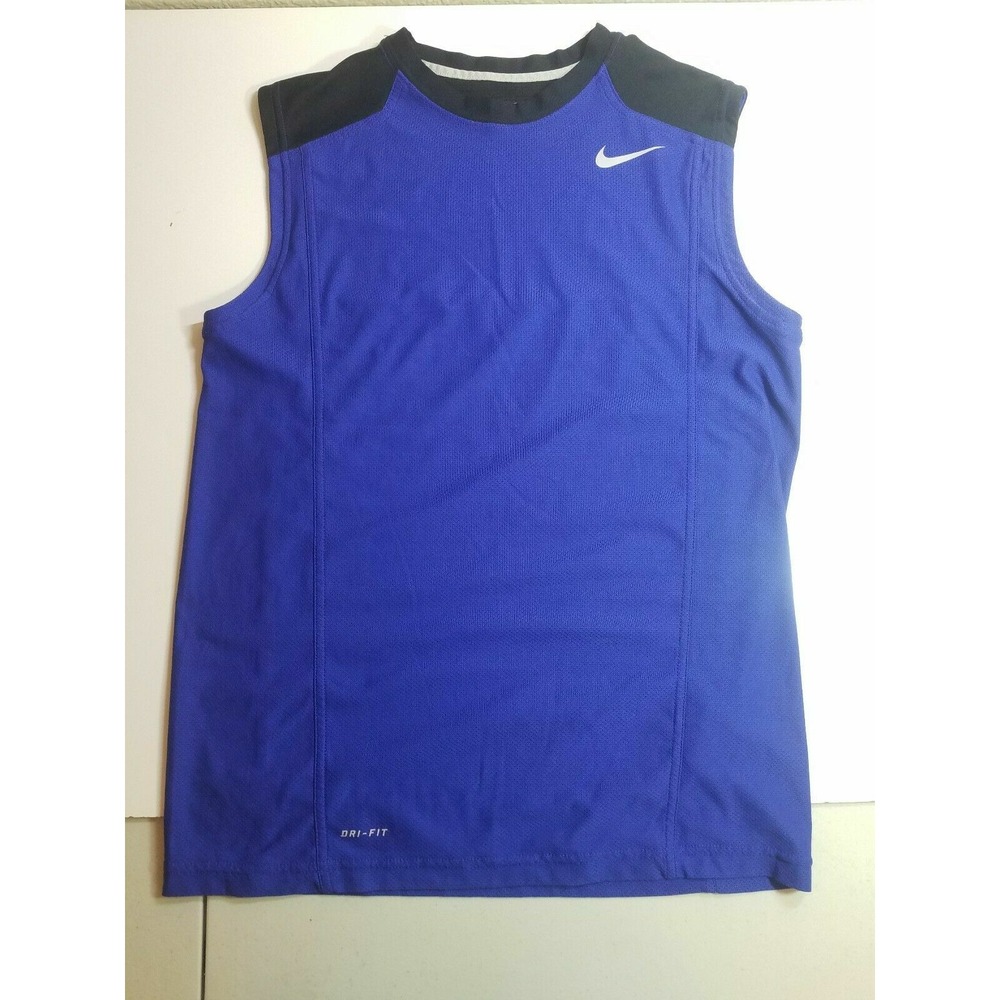 Nike Women's Running Tank Dri Fit Nike Athletic Purple Sleeveless L